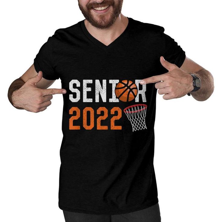 Senior 2022  Basketball Graduation Senior Class 2022  Men V-Neck Tshirt