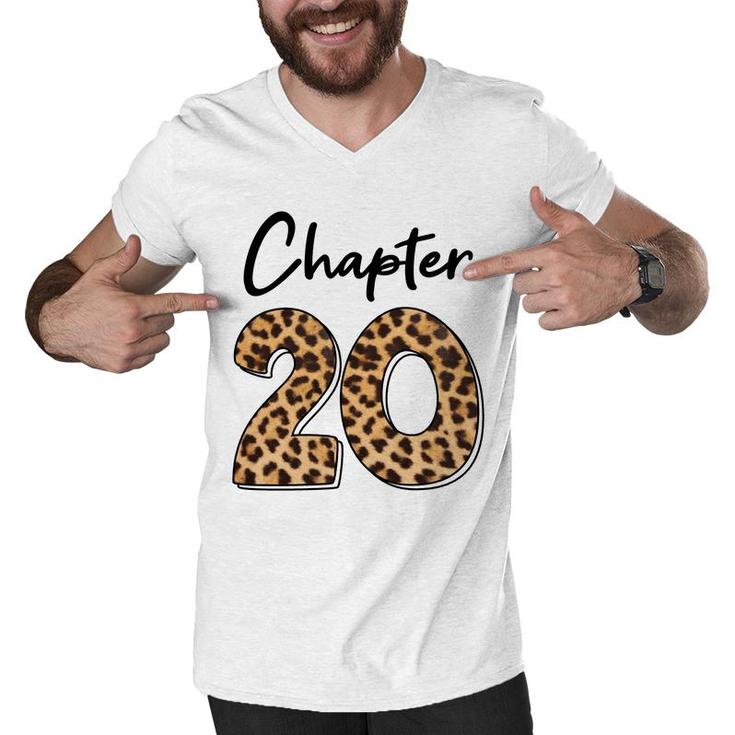 Chapter 20 Leopard Since 2002 Is Fabulous 20Th Birthday Men V-Neck Tshirt