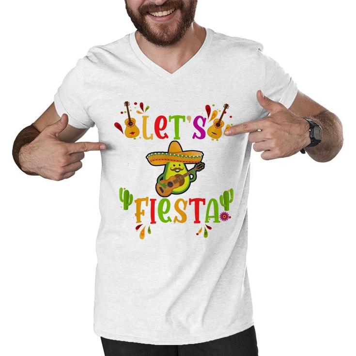 Lets Fiesta Cinco De Mayo Drinko Party 5Th Of May  Men V-Neck Tshirt