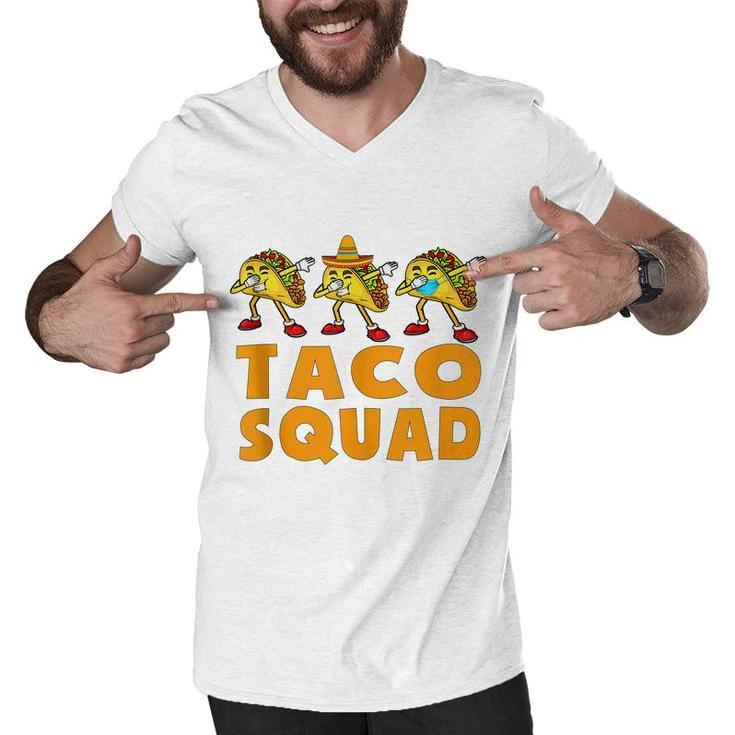 Taco Squad  Crew Cinco De Mayo Cute Tacos Kids Toddler  Men V-Neck Tshirt