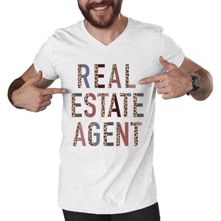 Womens Womens Real Estate Agent Real Estate Life Women Closing Day  Men V-Neck Tshirt