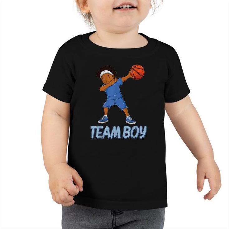 Baby Announcement Party Basketball Team Boy Gender Reveal  Toddler Tshirt