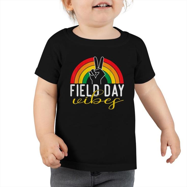 Field Day Vibes School Game Day Student Teacher 2022  Toddler Tshirt