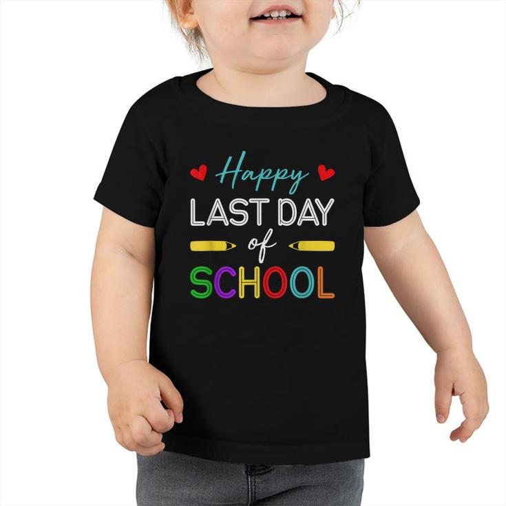 Happy Last Day Of School Teacher Student Summer Break  Toddler Tshirt