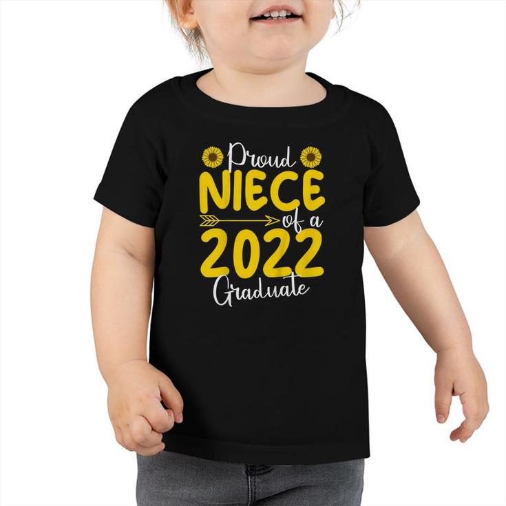 Kids Proud Niece Of A 2022 Graduate Graduation Family Matching  Toddler Tshirt