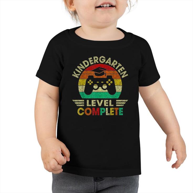 Kindergarten Graduation Level Complete Video Games Boy Kids  Toddler Tshirt