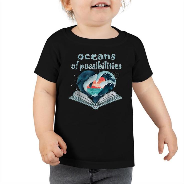 Oceans Of Possibilities Summer Reading 2022 Librarian  Toddler Tshirt
