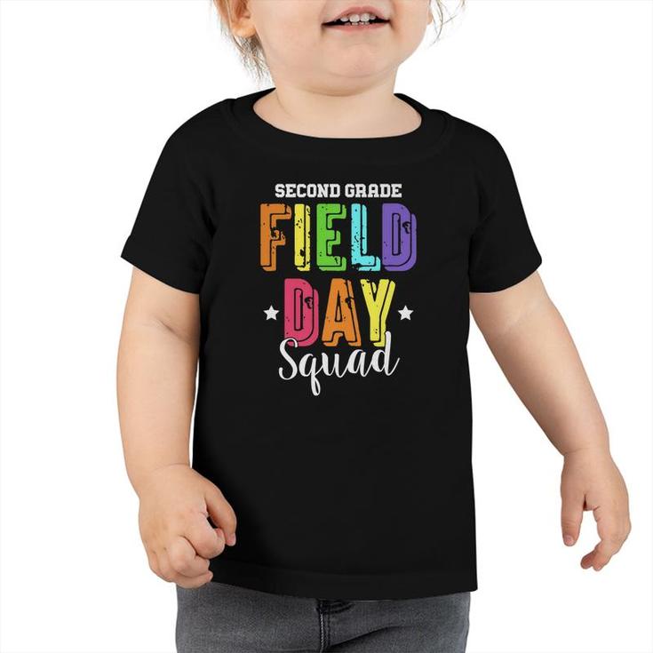 Second Grade Field Day Squad Kids Boys Girls Students   Toddler Tshirt