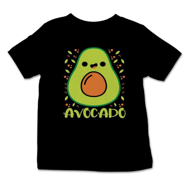 Funny Avocado Happy Avocado Green Color Infant Tshirt