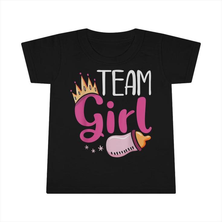 Pregnancy Baby Shower Team Girl Future Dad Mom Gender Reveal  Infant Tshirt