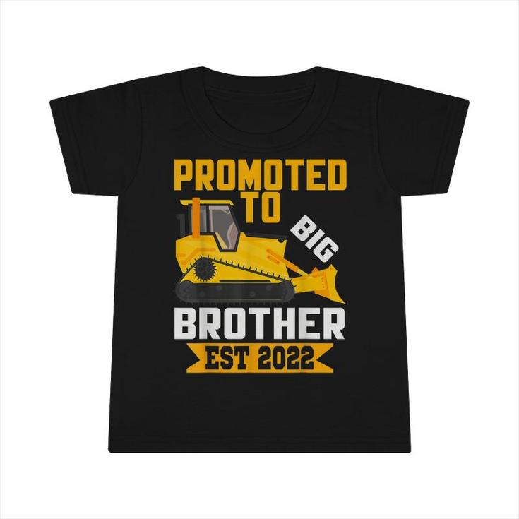 Promoted To Big Brother Est 2022 Funny New Brother  Infant Tshirt