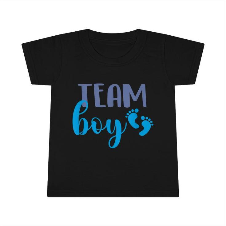 Team Boy Gender Reveal Party Baby Shower Pregnancy Infant Tshirt