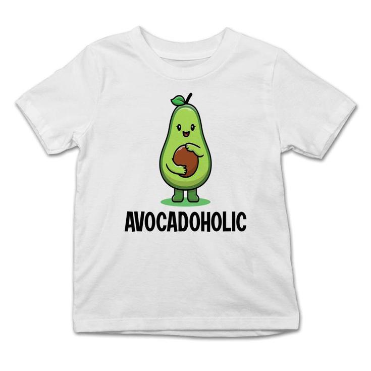 Funny Avocado Avocadoholic Hug A Small Ball  Infant Tshirt