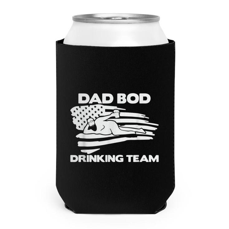 Dad Bod Drinking Team Funny Fathers Day America Can Cooler