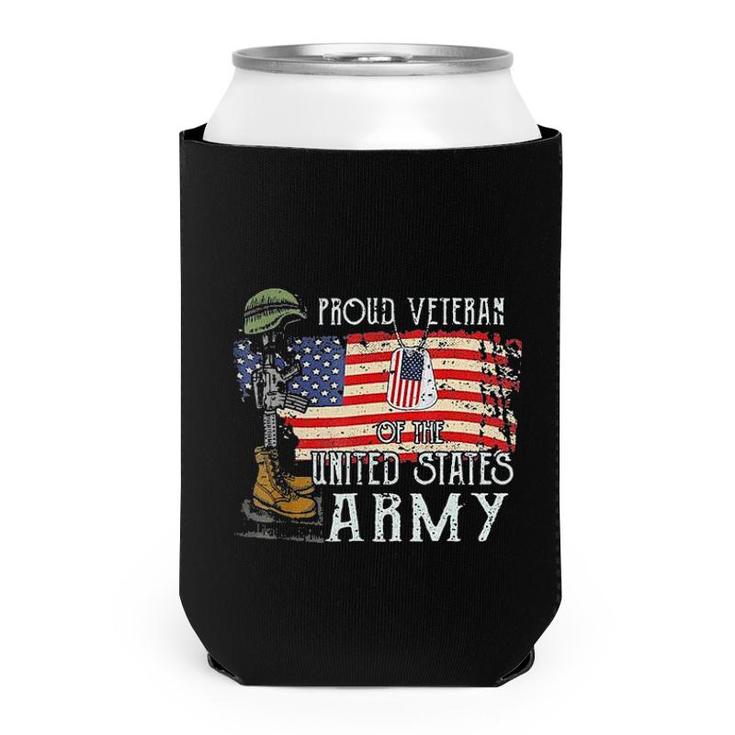 Proud Veteran Of The United States Army Memorial Day Can Cooler
