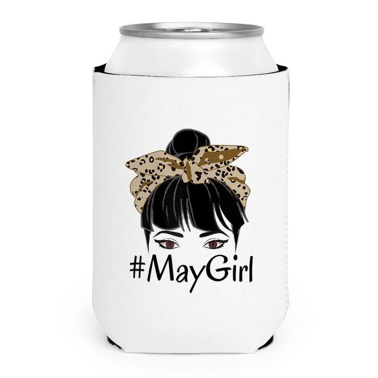 Cute May Girl Leopard Birthday For Queen Born May Birthday  Can Cooler