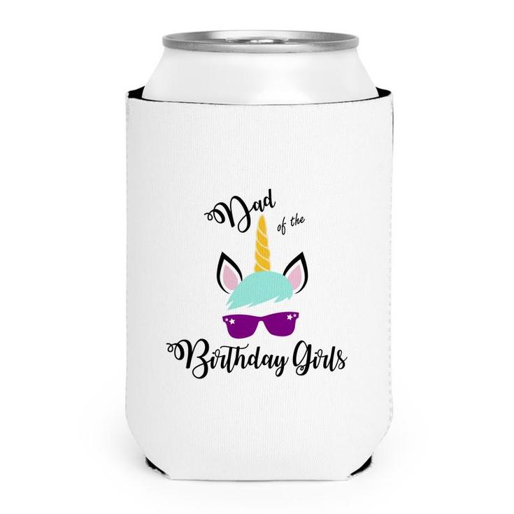 Dad Of The Birthday Girls Featured As A Cool Unicorn Can Cooler