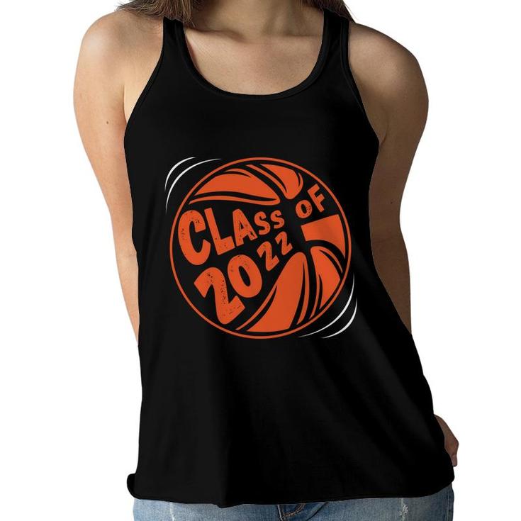 Class Of 2022 Gift Idea High School Senior Basketball Team   Women Flowy Tank