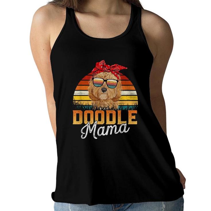 Doodle Mama Best Goldendoodle Mom Ever Mothers Day Dog Mom  Women Flowy Tank