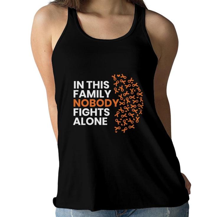 Multiple Sclerosis Awareness Month In This Family Nobody Fights Alone Women Flowy Tank