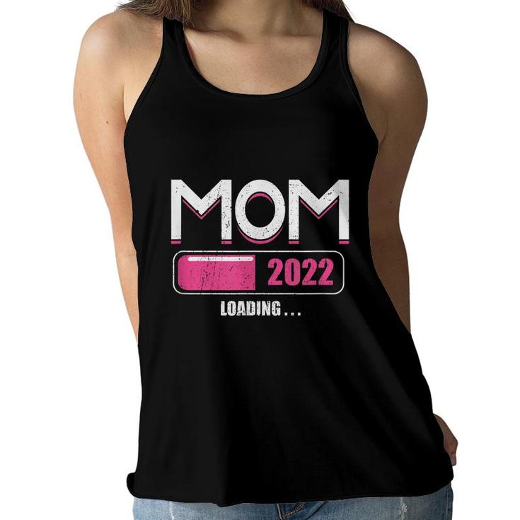 Promoted To Mommy Est 2022 Loading Future Mom  Women Flowy Tank