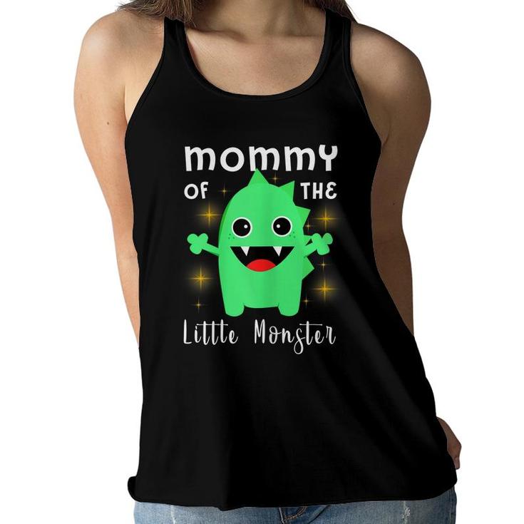 Womens Little Monster Outfit Mommy Of The Little Monster  Women Flowy Tank