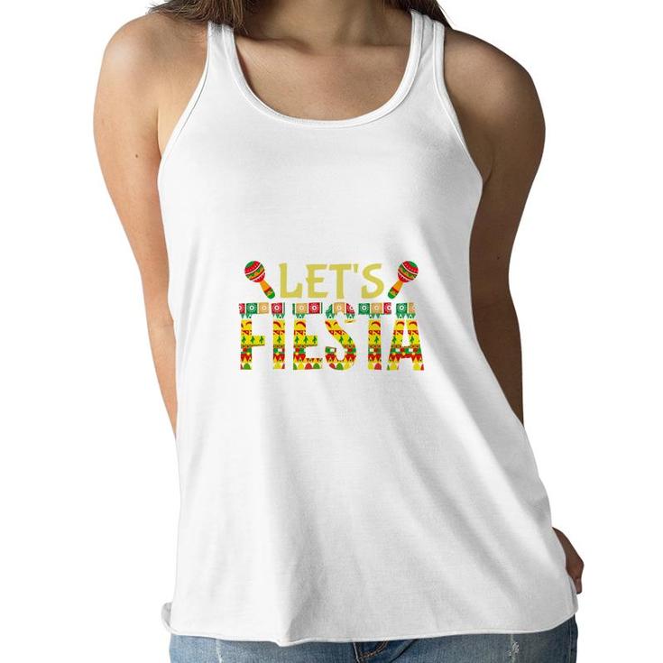 Lets Fiesta Cute Decoration Gift For Human Women Flowy Tank