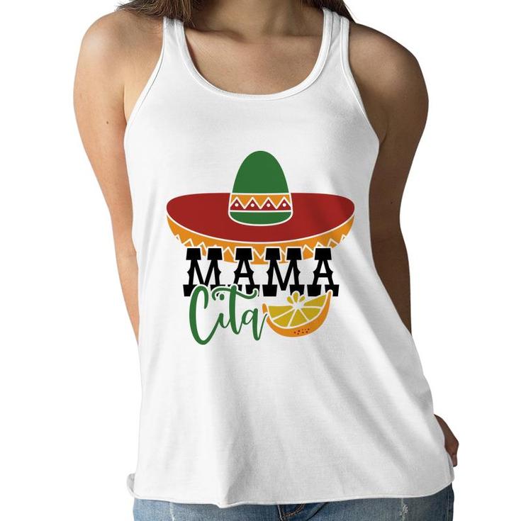 Mexican Hat Mamacita Lemon Cinco De Mayo Party Women Flowy Tank