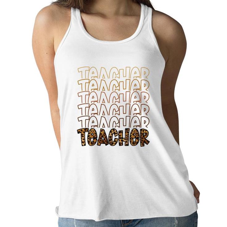 Teachers Are Encyclopedias Because They Are Very Knowledgeable Women Flowy Tank