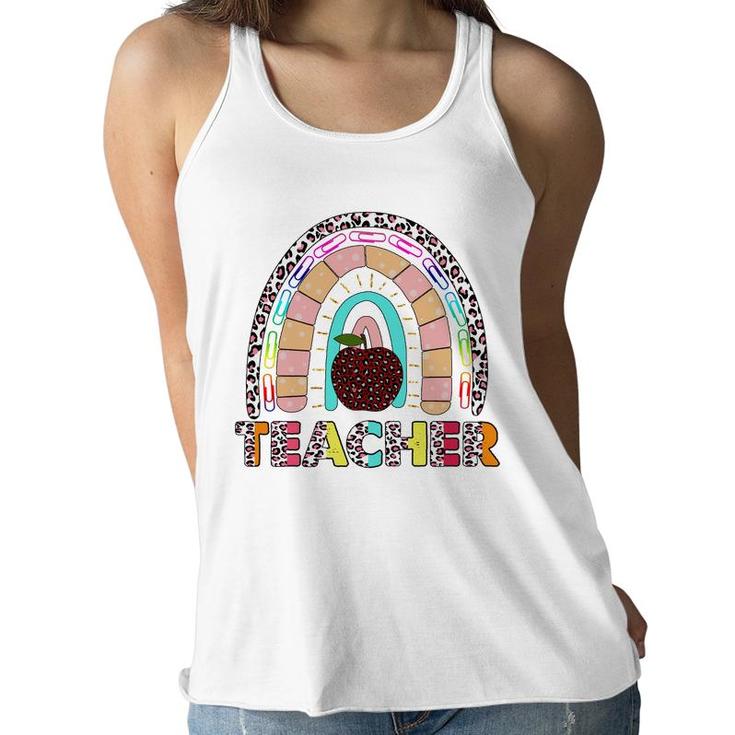 Teachers Are The Ones Who Motivate Students Carefully Women Flowy Tank