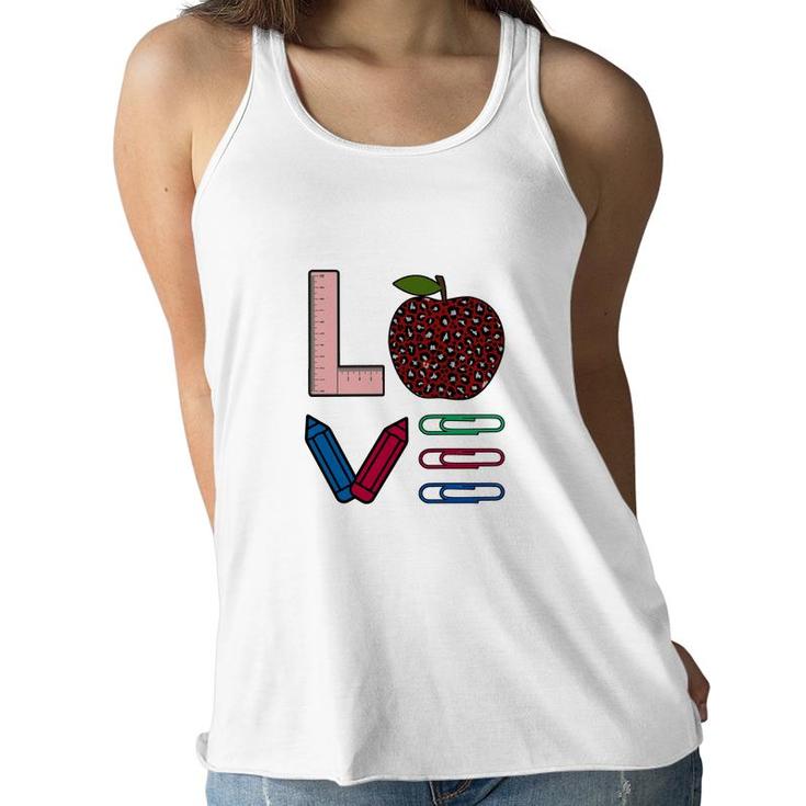 The Teacher Has A Love For His Work And Students Women Flowy Tank
