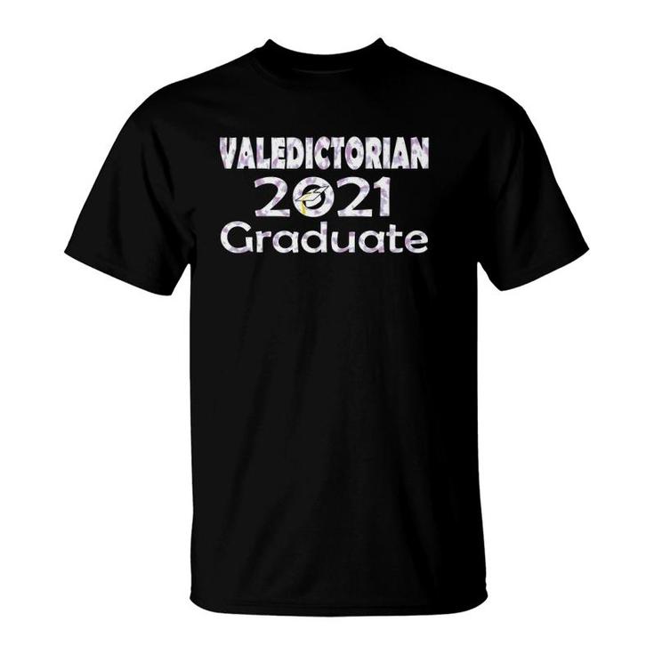 2021 Valedictorian Class Of 2021 Graduate Honor Senior Grad T-Shirt