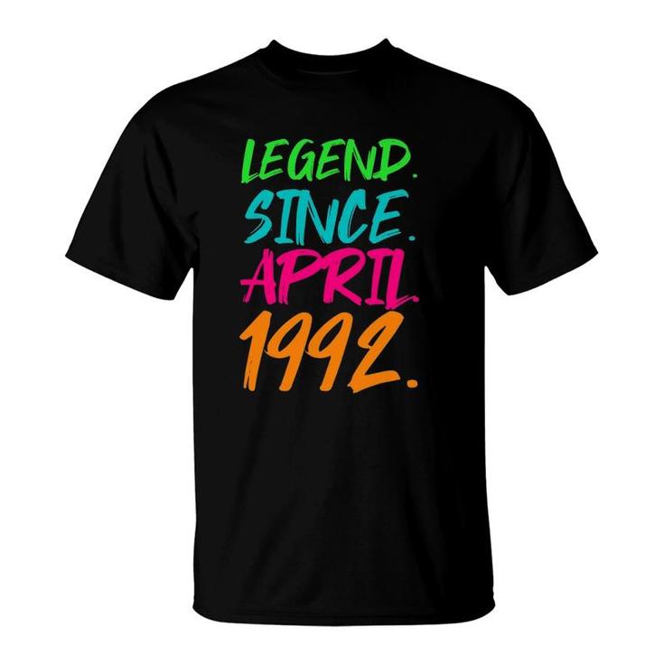 30Th Birthday Gifts Legend Since April 1992 Ver2 T-Shirt