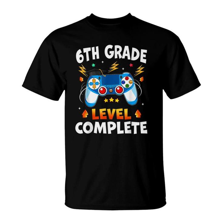 6Th Grade Level Complete Gamer Class Of 2021 Graduation  T-Shirt