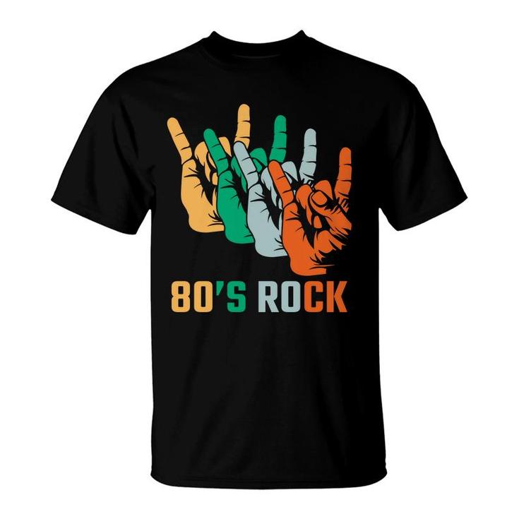 80S Rock Retro Vintage Music Lovers 80S 90S Style T-Shirt