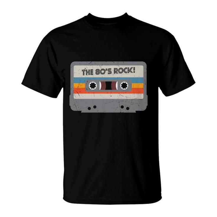 80S Styles The 80S Rock Radio Great Graphic T-Shirt