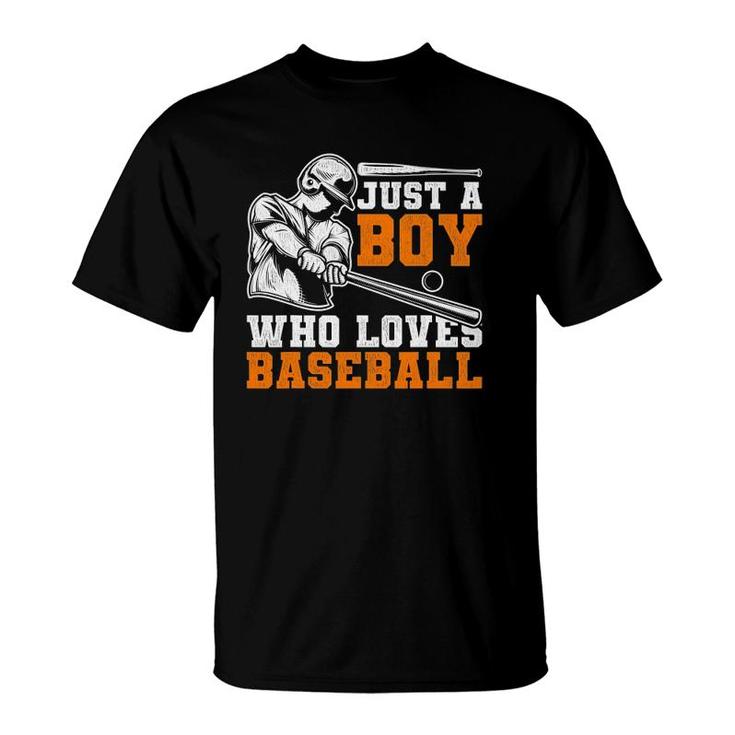 American Sport Fan Batter Baseball Player Boys Baseball T-Shirt