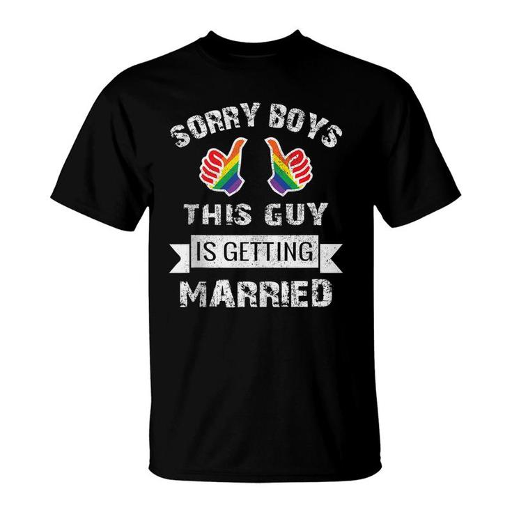 Bachelor Party Lgbt Gay Pride Gift Groom Bride T-Shirt