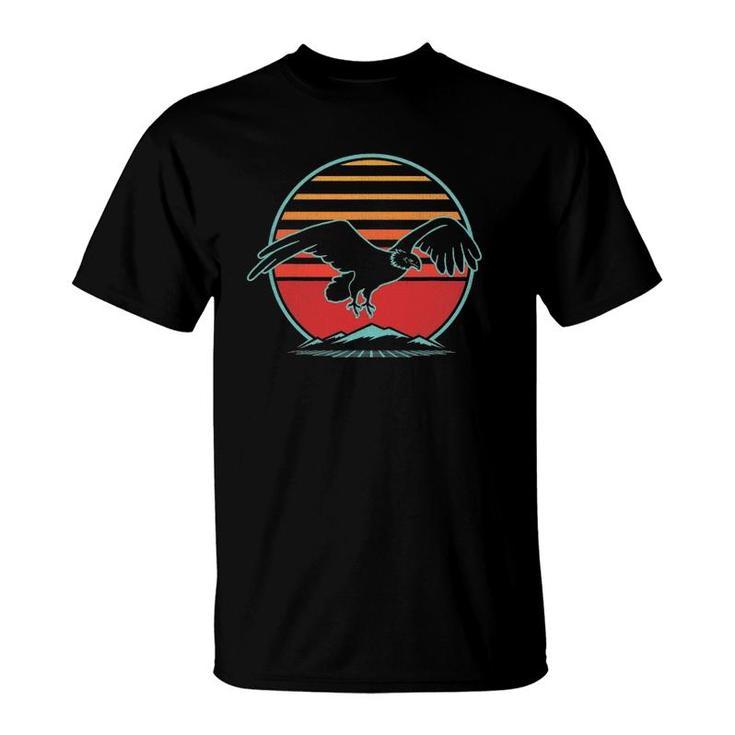 Bald Eagle Retro Vintage 80S Style Birding Gift T-Shirt