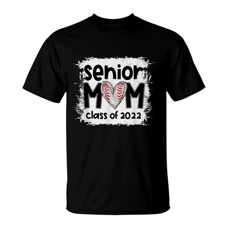 Baseball Senior Mom Class Of 2022 Baseball Mom Graduation  T-Shirt