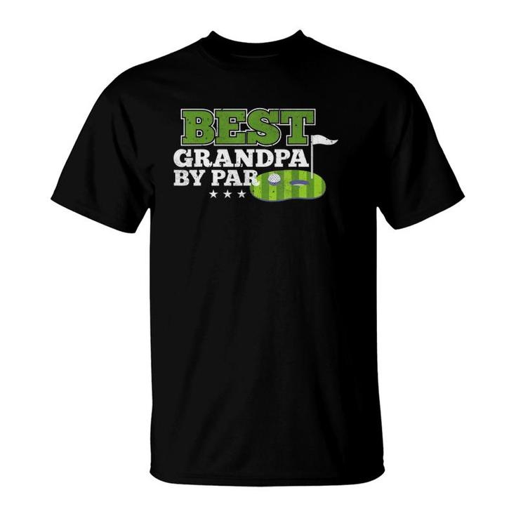 Best Grandpa By Par Golf Sports Lover Grandpa T-Shirt