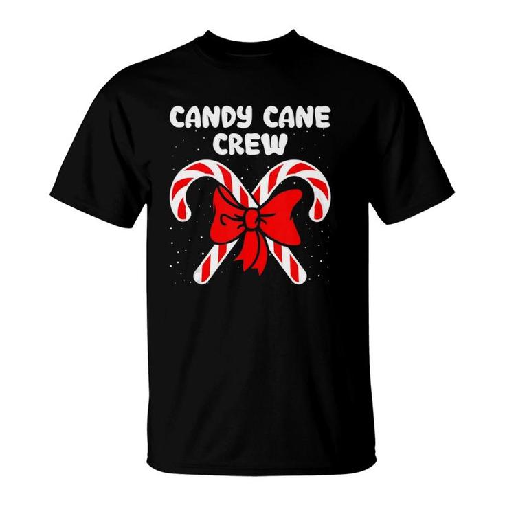 Candy Cane Crew Christmas Sweets Family Matching Costume T-Shirt