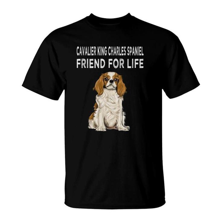 Cavalier King Charles Spaniel Friend For Life Dog Friendship T-Shirt