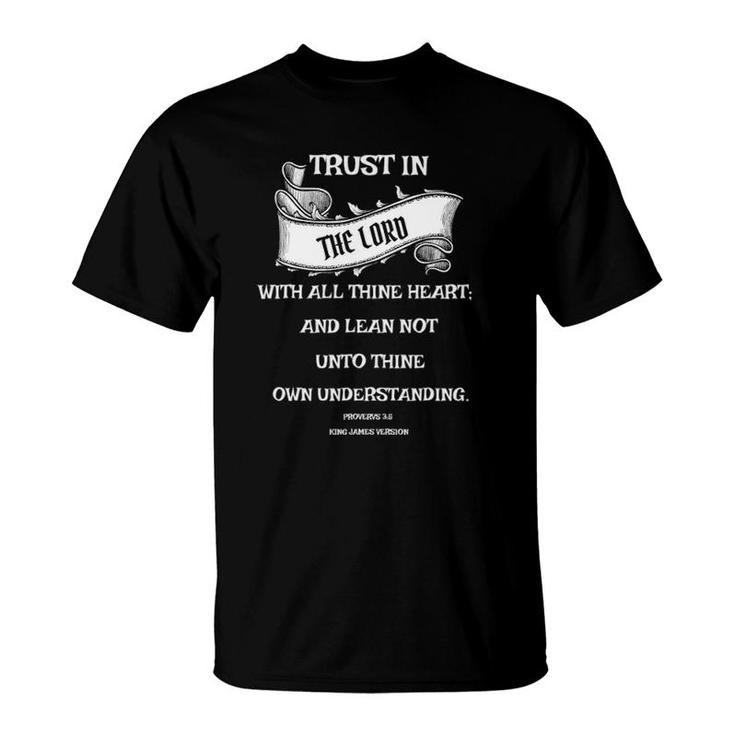 Christian Bible Verses Trust In The Lord Great Gift T-Shirt