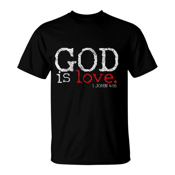 Christians God Is Love Gift Vintage T-Shirt