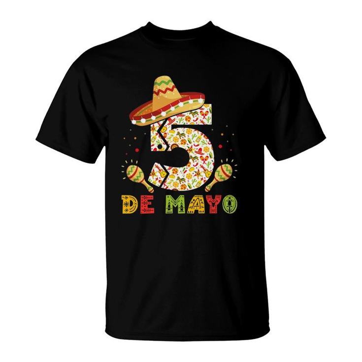 Cinco De Mayo  Sombrero Mexican 5 De Mayo T-Shirt