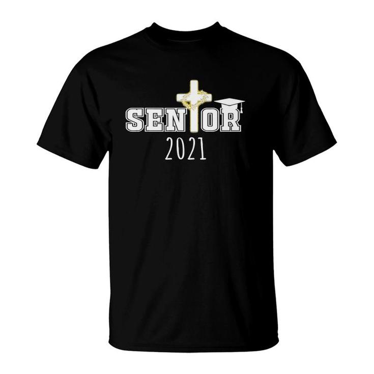 Class Of 2021 Graduate Senior 2021 Christian Graduation T-Shirt