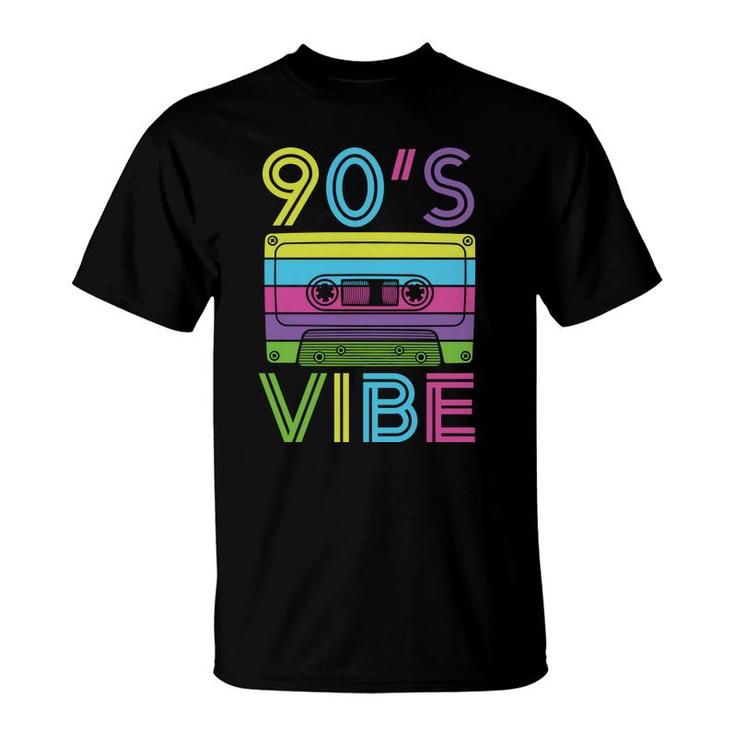 Colorful 90S Vibe Mixtape Music The 80S 90S Styles T-Shirt