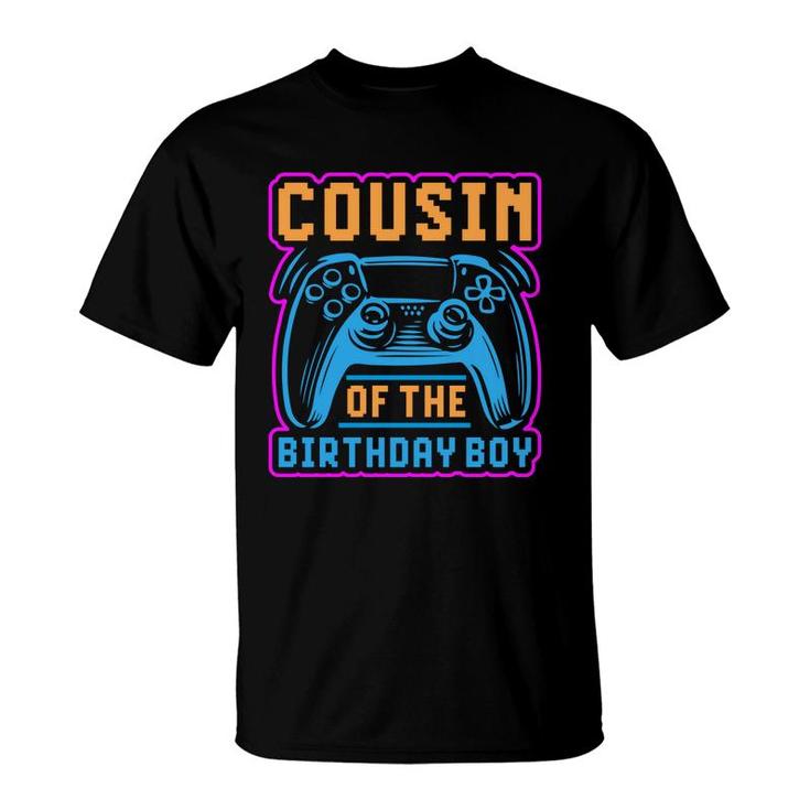 Cousin Of The Birthday Boy Matching Video Game Birthday Gift T-Shirt
