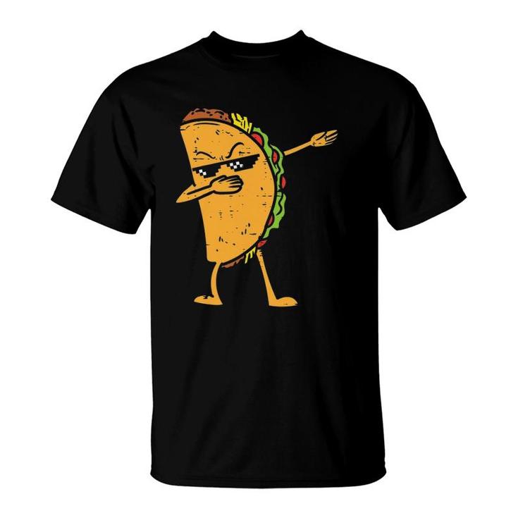 Dabbing Taco Funny Cinco De Mayo Dab Dance Kids Boys Girls T-Shirt